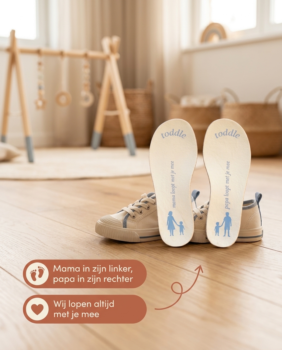 Kinderinlegzooltjes — mama & papa lopen met je mee